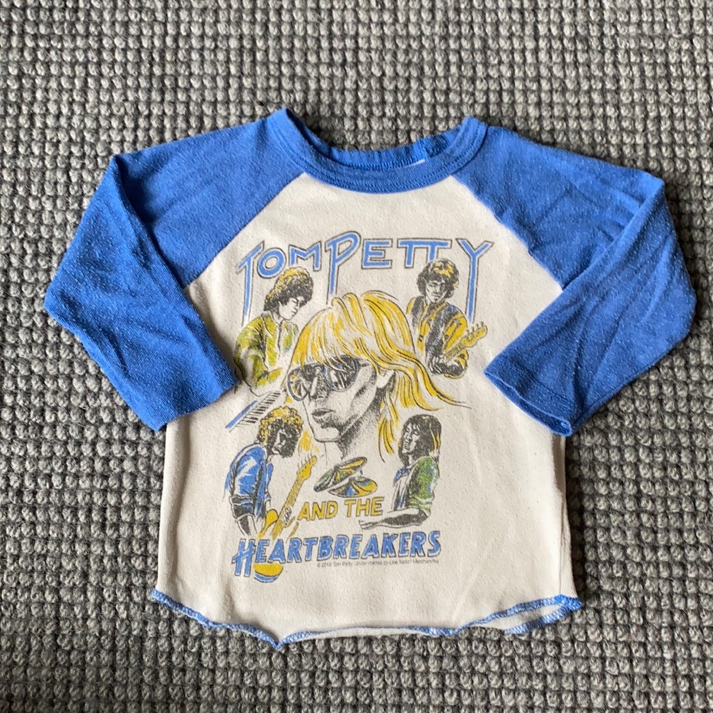 Rowdy Sprouts Tom Petty Long Sleeve Shirt (6-12M)